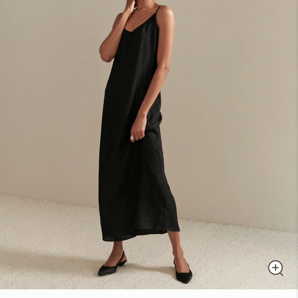 Jenni Kayne Fete Slip dress size L black